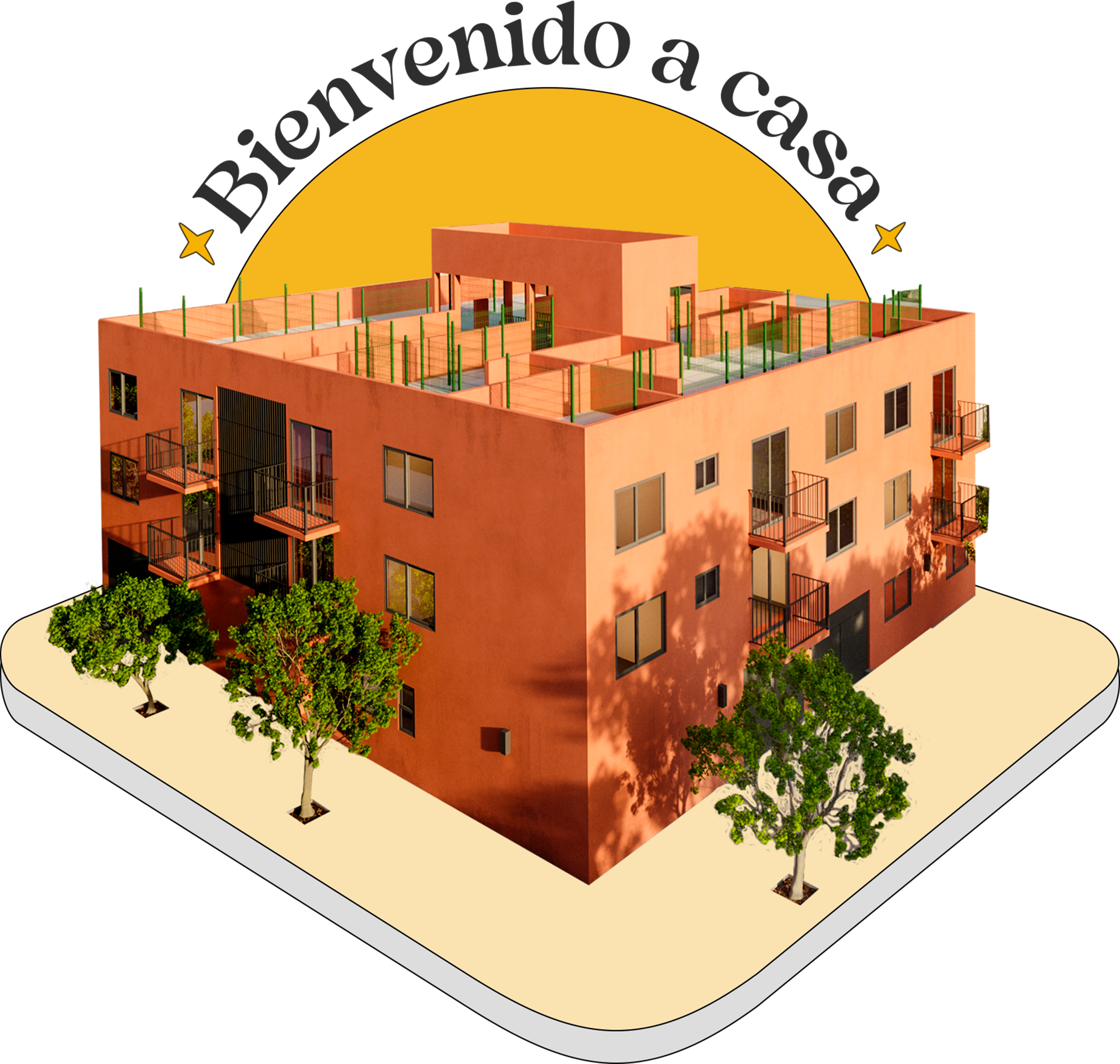 Acceso e interiores de Edificio Amelia, departamentos nuevos en Congreso de la Unión CDMX